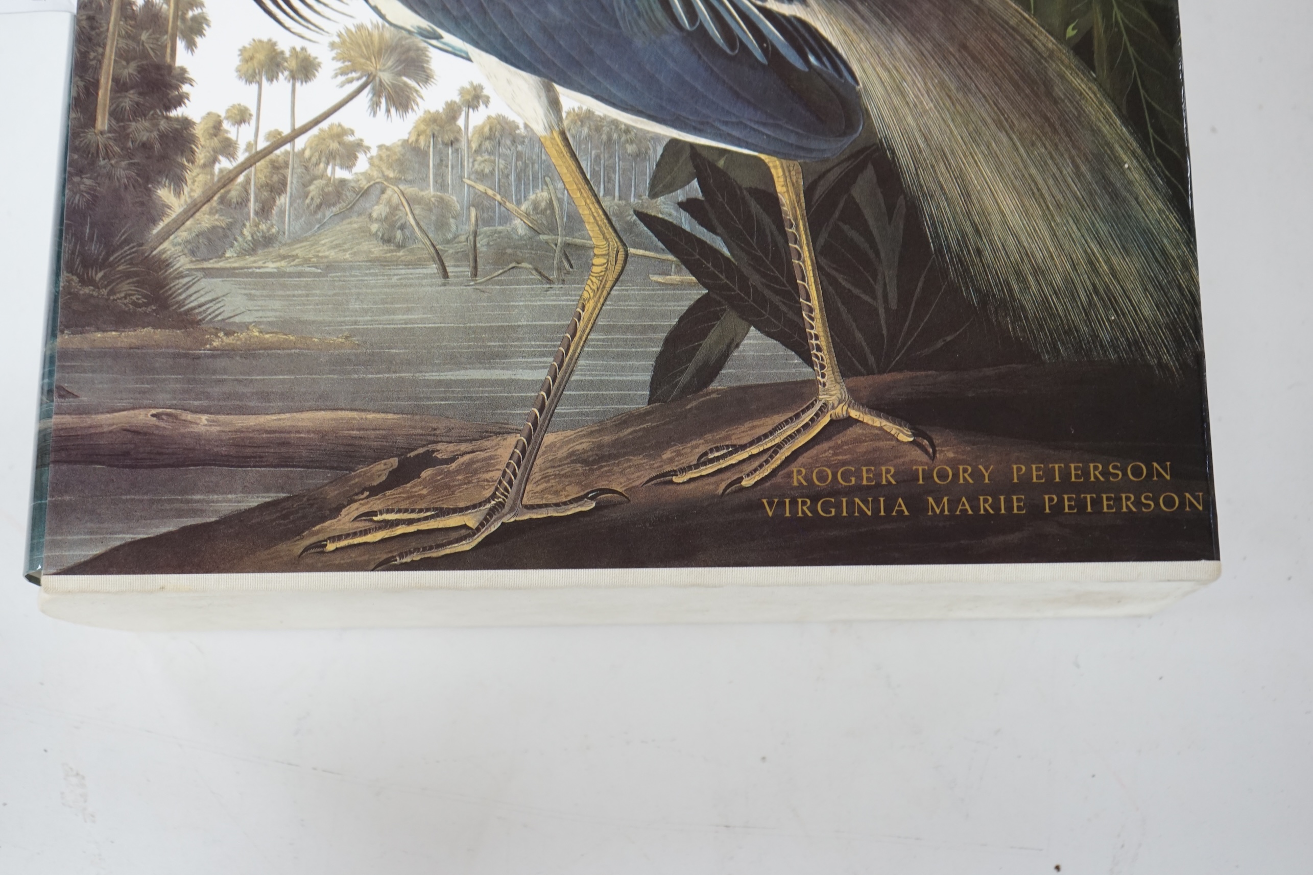 Petersen, Roger Tory and Petersen, Virginia Marie - The National Audubon Society Baby Elephant Folio of Audubon' Birds of America, revised edition, third printing, Abbeville Press, 1990, with slip case